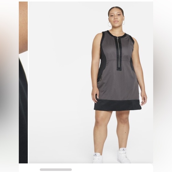 Air Jordan classic capsule dress in grey and black ladies large - Picture 1 of 10